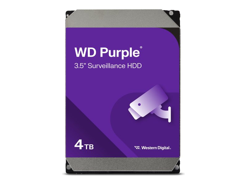 WD Purple WD43PURZ - Disco duro - 4 TB - vigilancia - interno - 3.5" - SATA 6Gb/s - 5400 rpm - búfer: 256 MB